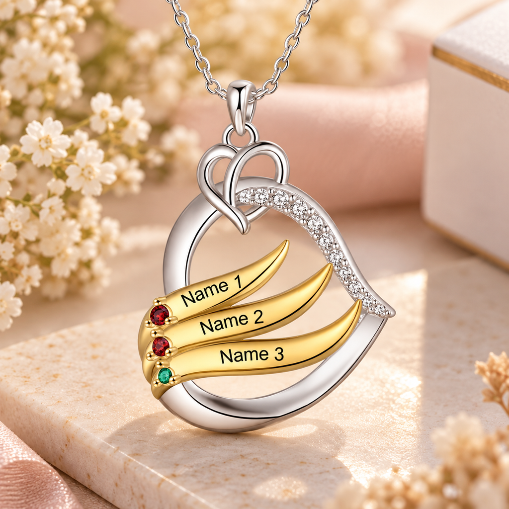 Personalized Family Birthstone Necklace