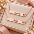 Personalized Best Friend Necklace Set